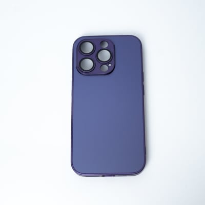 CARCASA AG VIDRIO METALIZADO MATE CON MAGSAFE IPHONE 13 PRO MAX LILA