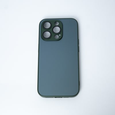 CARCASA AG VIDRIO METALIZADO MATE CON MAGSAFE IPHONE 13 PRO MAX VERDE