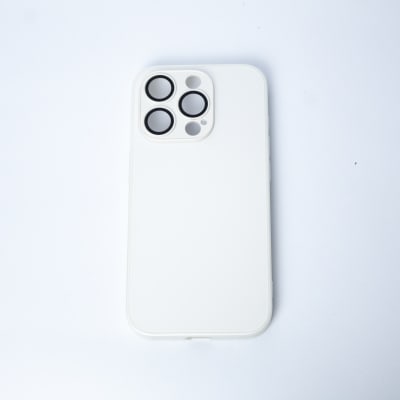 CARCASA AG VIDRIO METALIZADO MATE CON MAGSAFE IPHONE 13 PRO MAX BLANCO