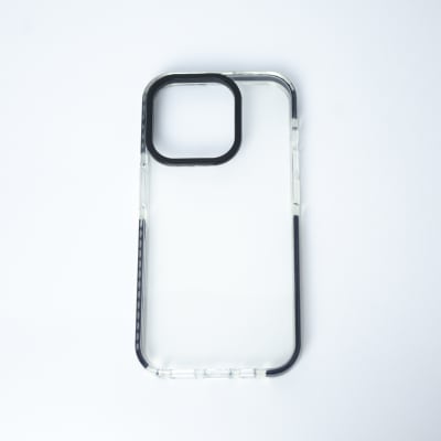 TIPO TECH 21 TRANSPARENTE BORDE NEGRO IPHONE 15 PRO MAX