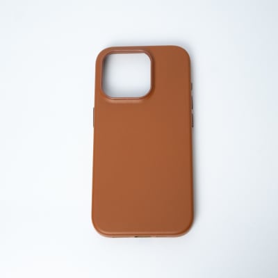 CARCASA CUERO MAGSAFE IPHONE 15 PRO MAX CAFÉ