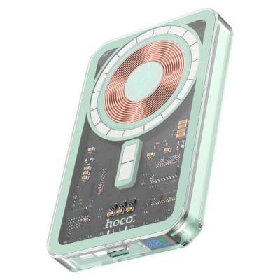 BATERIA MAGSAFE 5000 mAh (Q14) VERDE MENTA HOCO