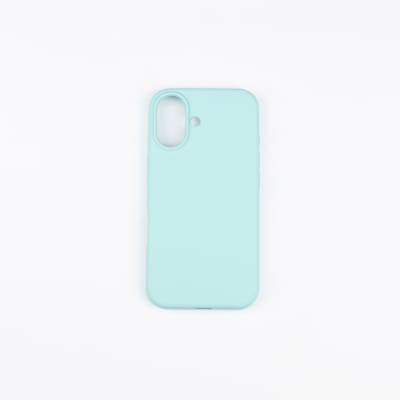 CARCASA DE SILICONA CON MAGSAFE IPHONE 16 VERDE AGUA