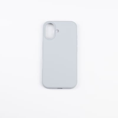 CARCASA DE SILICONA CON MAGSAFE IPHONE 16 GRIS