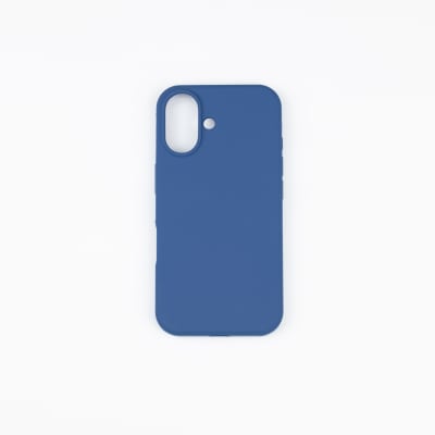 CARCASA DE SILICONA CON MAGSAFE IPHONE 16 AZUL MARINO