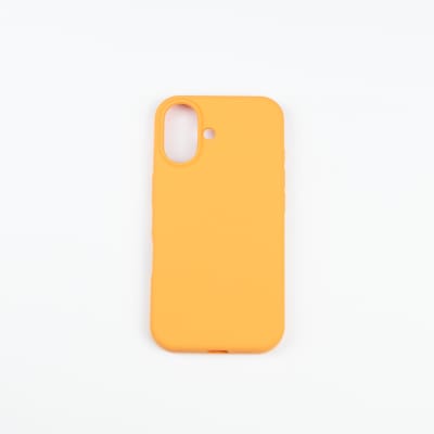 CARCASA DE SILICONA CON MAGSAFE IPHONE 16 NARANJO