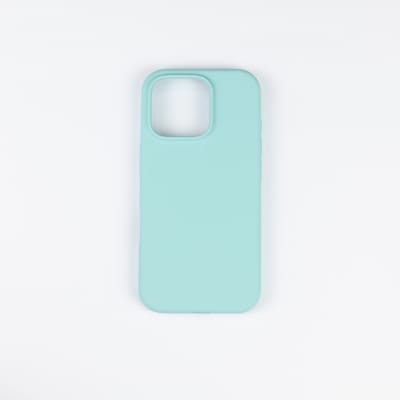CARCASA DE SILICONA CON MAGSAFE IPHONE 16 PRO VERDE AGUA