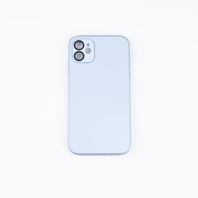 CARCASA AG VIDRIO METALIZADO MATE CON MAGSAFE IPHONE 11 CELESTE