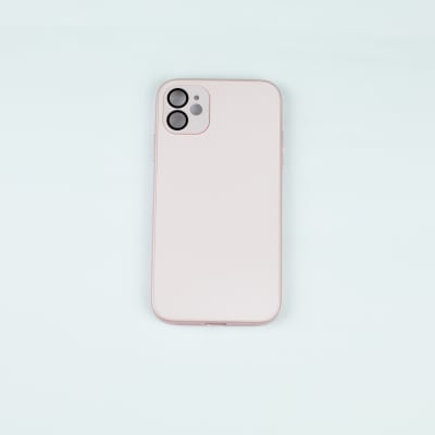 CARCASA AG VIDRIO METALIZADO MATE CON MAGSAFE IPHONE 11 ROSADO