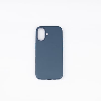 CARCASA CUERO MAGSAFE IPHONE 16 AZUL