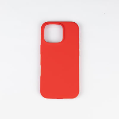 CARCASA DE SILICONA CON MAGSAFE IPHONE 16 PRO MAX ROJO