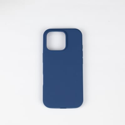 CARCASA DE SILICONA CON MAGSAFE IPHONE 16 PRO MAX AZUL MARINO
