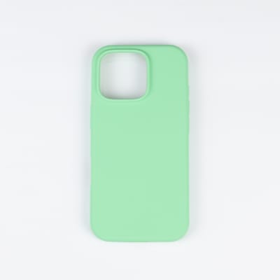 CARCASA DE SILICONA CON MAGSAFE IPHONE 16 PRO MAX VERDE