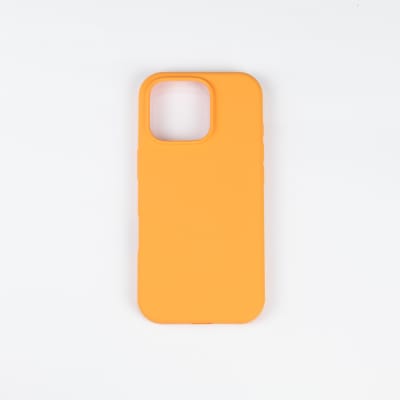 CARCASA DE SILICONA CON MAGSAFE IPHONE 16 PRO MAX NARANJO