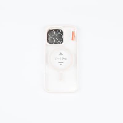 CARCASA TRANSPARENTE TPU + BORDE PALO ROSA IPHONE 16 PRO MAX
