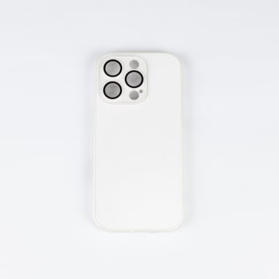 CARCASA AG VIDRIO METALIZADO MATE CON MAGSAFE IPHONE 16 PRO MAX BLANCO