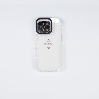 TIPO TECH 21 TRANSPARENTE BORDE BLANCO IPHONE 16 PRO MAX