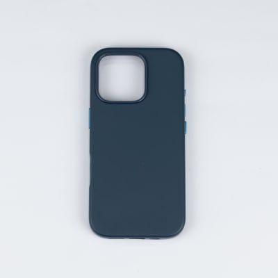 CARCASA CUERO MAGSAFE IPHONE 16 PRO MAX AZUL