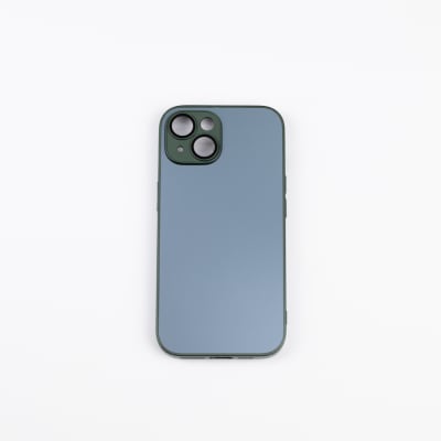 CARCASA AG VIDRIO METALIZADO MATE CON MAGSAFE IPHONE 13 VERDE
