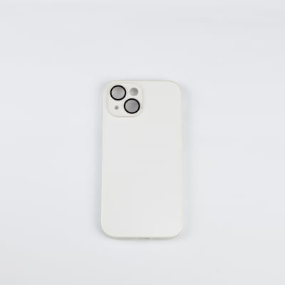 CARCASA AG VIDRIO METALIZADO MATE CON MAGSAFE IPHONE 13 BLANCO