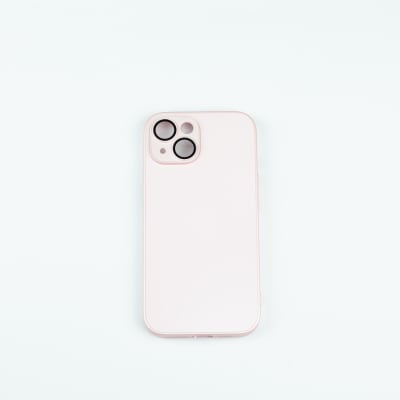 CARCASA AG VIDRIO METALIZADO MATE CON MAGSAFE IPHONE 13 ROSADO
