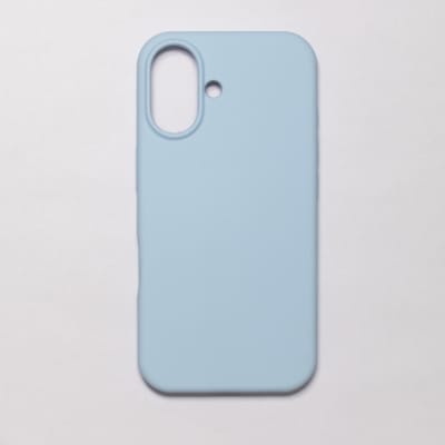 CARCASA DE SILICONA CON MAGSAFE IPHONE 16 CELESTE