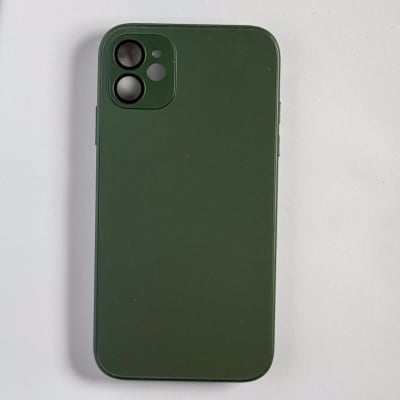 CARCASA AG VIDRIO METALIZADO MATE CON MAGSAFE IPHONE 11 VERDE
