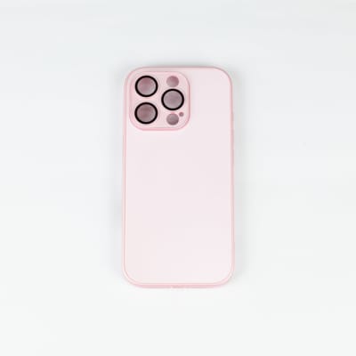 CARCASA AG VIDRIO METALIZADO MATE CON MAGSAFE IPHONE 13 PRO MAX ROSADO