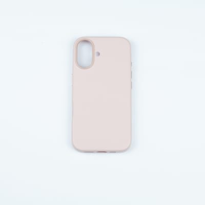 CARCASA CUERO MAGSAFE IPHONE 16 PLUS ROSADO