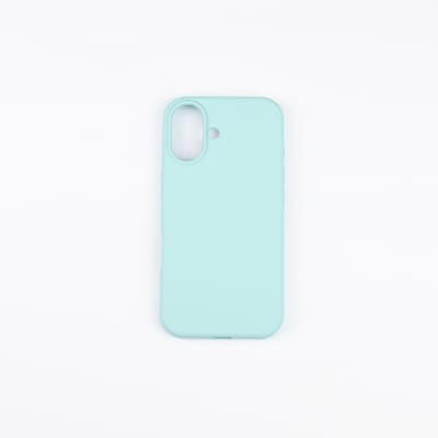 CARCASA DE SILICONA CON MAGSAFE IPHONE 16 PLUS VERDE AGUA