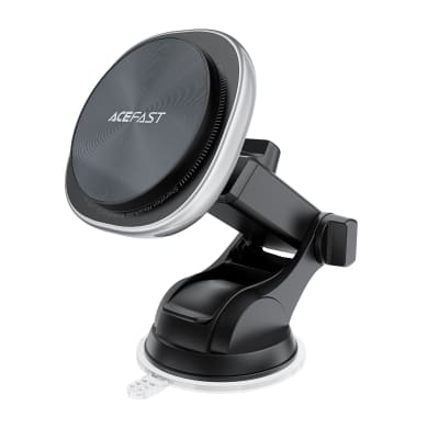 SOPORTE MAGSAFE CON CARGA INALAMBRICA, PARA VEHICULOS CON VENTOSA PARA VENTANAS (D42)