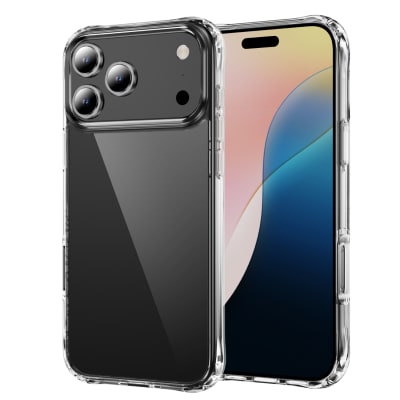 CARCASA TRASPARENTE REFORZADA IPHONE 17 PRO