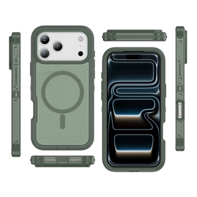 CARCASA ANTIGOLPES MAGSAFE IPHONE 17 PRO MAX VERDE