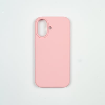 CARCASA DE SILICONA CON MAGSAFE IPHONE 17 ROSADO