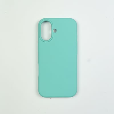 CARCASA DE SILICONA CON MAGSAFE IPHONE 17 VERDE AGUA