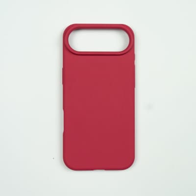 CARCASA DE SILICONA CON MAGSAFE IPHONE 17 AIR ROJO VINO