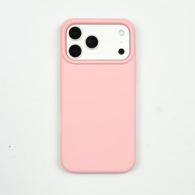 CARCASA DE SILICONA CON MAGSAFE IPHONE 17 PRO ROSADO