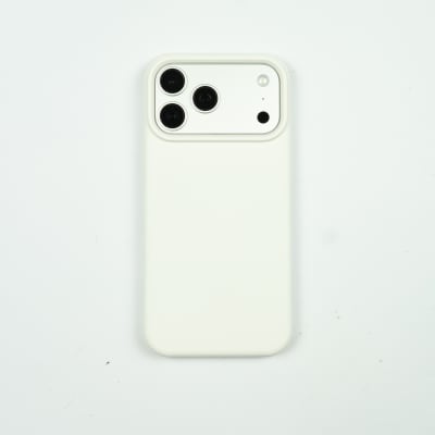 CARCASA DE SILICONA CON MAGSAFE IPHONE 17 PRO MAX BLANCO