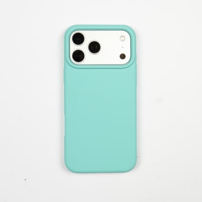 CARCASA DE SILICONA CON MAGSAFE IPHONE 17 PRO MAX VERDE AGUA