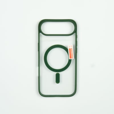 CARCASA MAGSAFE TRASPARENTE REFORZADA IPHONE 17 AIR VERDE