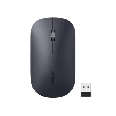 MOUSE INALAMBRICO ULTRA-SLIM GRIS OSCURO  (MU001)
