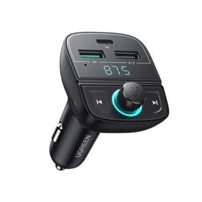 TRANSMISOR DE AUDIO FM BLUETOOTH 5.0 AUTOMOVIL 2USB-A/1USB-C 36A+SLOT MICROSD (CD229)