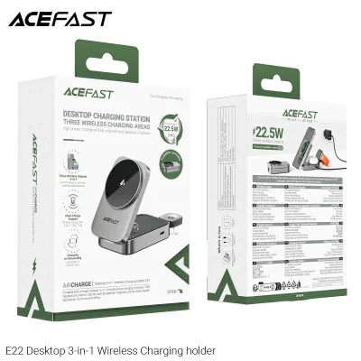 SOPORTE 3 EN 1 PARA TELEFONO, APPLE WATCH Y AIRPDOS (E22)