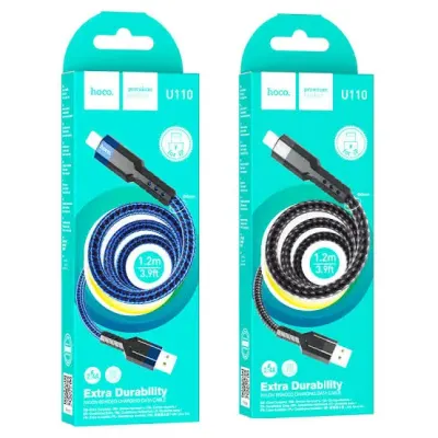 CABLE ALTA DURABILIDAD LIGHTNING A USB A 1,2M, U110