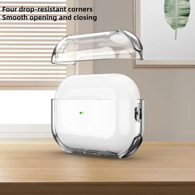 FUNDA SILICONA REFORZADA TRANSPARENTE AIRPODS 3
