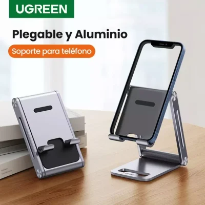 BASE DE ESCRITORIO PARA CELULAR, DOBLE INCLINACION, AJUSTABLE, LARGA DURACION Y DISEÑO ELEGANTE
