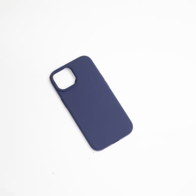 CARCASA SILICONA IPHONE 15 PRO MAX AZUL MARINO