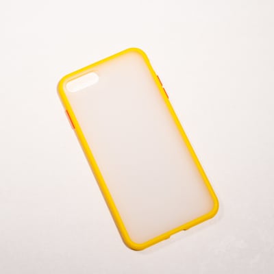 BORDE COLOR REFORZADA AMARILLO IPHONE 6P/6SP/7P/8P