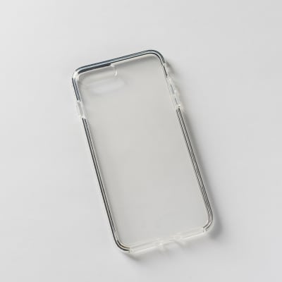 BLANDA TRANS + BORDE ROJO IPHONE 7P/8P