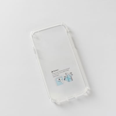 TRANSPARENTE + BORDE TRANSPARENTE IPHONE XR